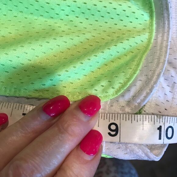 Justice Neon Green Mesh Shorts Size 10 - Picture 8 of 10